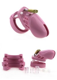 Cage de chasteté en silicone rose-sophielibertine-vannes-sexshop
