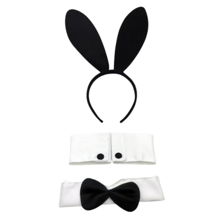 Kit de déguisment de lapine sexy pour jouer les bunny vendu à petit prix chez Sophie Libertine Vannes