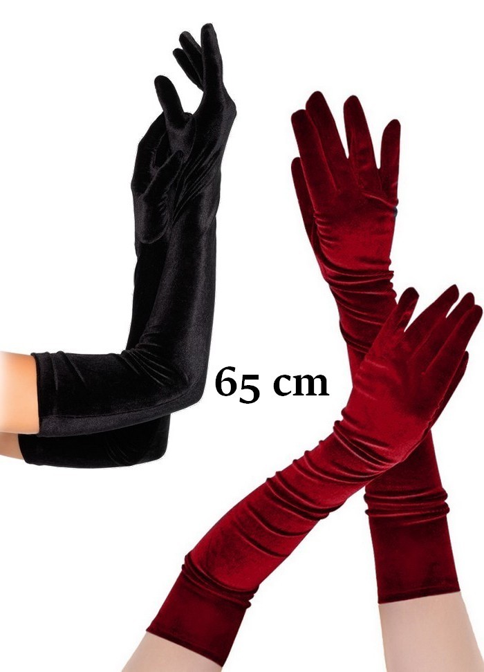 Gants Très longs en velours...