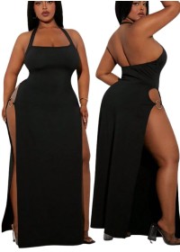 Robe longue fendue sur le côté grande, taille vendu chez Sophie libertine Vannes