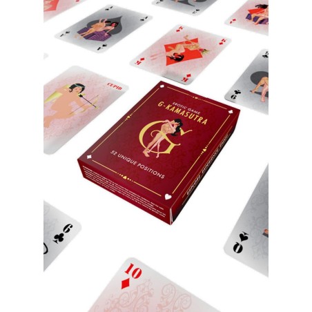 Jeu de 54 cartes avec positions de kamasutra pour jouer au strippoker en vente chez sophie libertine à vannes
