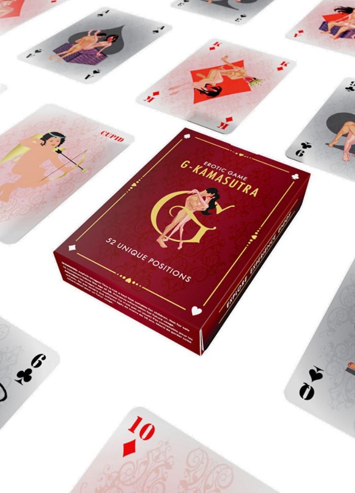 Jeu de 54 cartes avec positions de kamasutra pour jouer au strippoker en vente chez sophie libertine à vannes