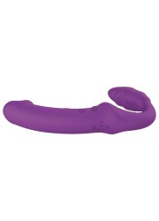 Gode strap-on vibrant avec télécommande – 10 modes de vibration