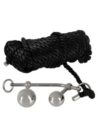 Plug de chasteté avec corde de bondage pour femme en vente chez Sophie Libertine Vannes