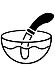 Gode en verre et silicone double pour deux sensations excitantes et différentes
