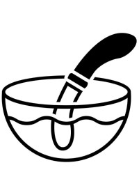 Gode en verre et silicone double pour deux sensations excitantes et différentes