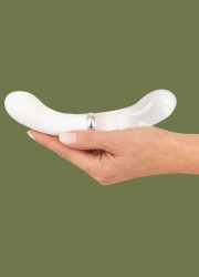 Double gode en verre et silicone a petit prix en vente à la boutique Sophie Libertine Vannes