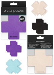 Nippies autocollant en forme de croix cross nipples - Sophie Libertine Vannes