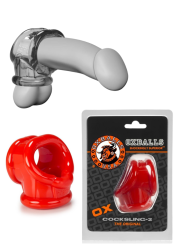 Cockring rouge en TPR très souple et extensible en vente chez Sophie Libertine Vannes