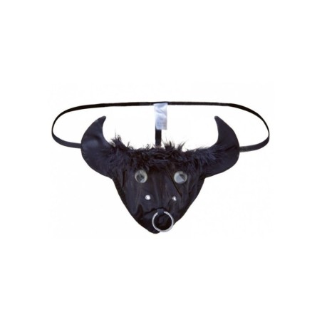 String homme sexy noir, lingerie humoristique en vente chez Sophie Libertine Vannes Sexshop