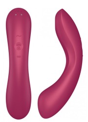 Sextoy pour femme en silicone - deux puissants moteurs qui vibrent et aspirent