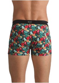 Boxer waxx en lycra coloré sur fond noir en vente au LOVE STORE Sophie Libertine Vannes