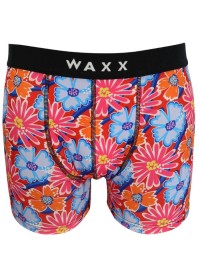 Lingerie masculine sous vetement boxer waxx pour homme avec fleur coloré