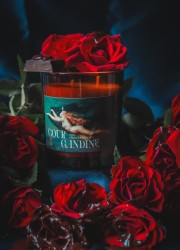 bougie chocolat roses parfum de grasse