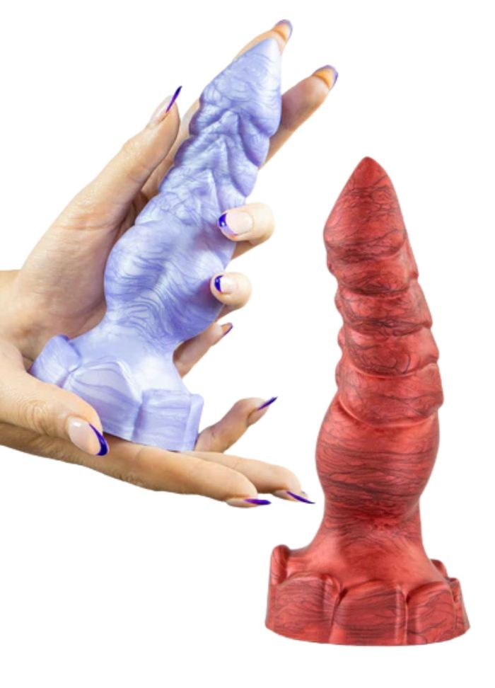 Gode ventouse style dragon made in France en silicone Krapulle!
