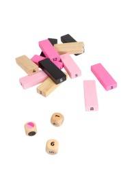 Jeu de tour en bois avec des numéros et des couleurs pour avoir 48 gages érotiques