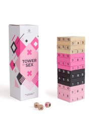 Tower of sex - tour de kapla qui te donne des cages coquins en vente chez Sophie Libertine Vannes