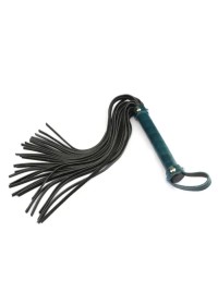 Martinet cuir noir et bleu Liebe Seele en vente chez Sophie Libertine Vannes
