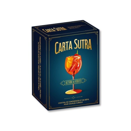 Le jeu Carta Sutra Action/Vérité est disponible chez Sophie Libertine Vannes pour vos soirées sensuelles en duo.