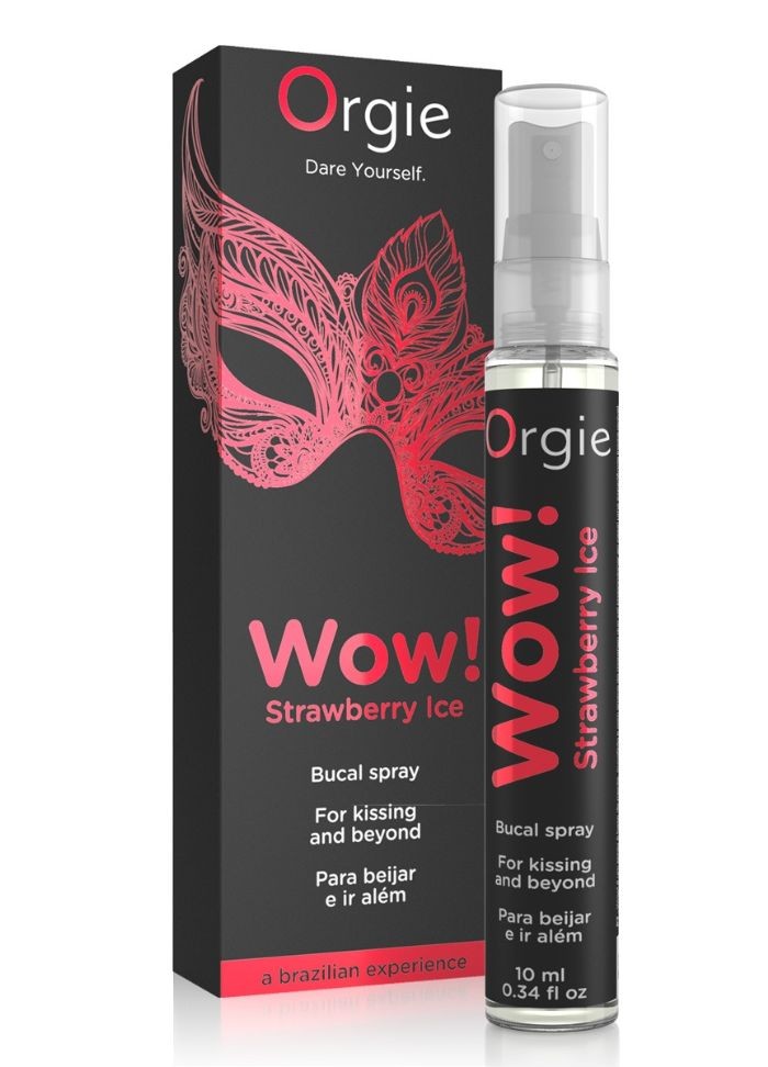 Spray buccal saveur fraise, idéal pour éveiller les papilles et enflammer les préliminaires – Sophie Libertine Vannes.