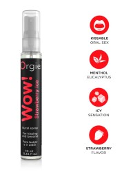 Parfum fraise pour ce spray excitant qui sublime le sexe oral avec une touche gourmande.
