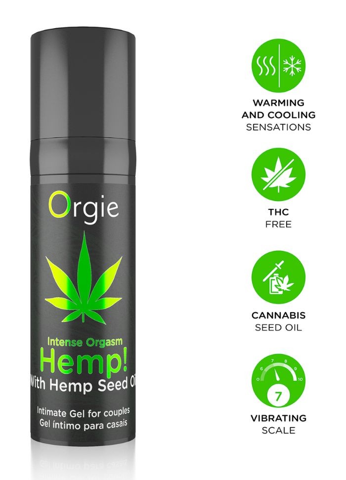 Orgie HEMP! gel stimulant qui electrise - Gel pour couple qui intensifie les sensations Sophie Libertine Vannes