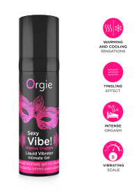 Gel d'excitation ORGIE Sexy Vibe! stimulant mixte pour couple ou personne seule