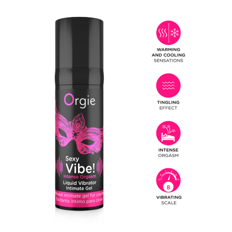 Gel d'excitation ORGIE Sexy Vibe! stimulant mixte pour couple ou personne seule