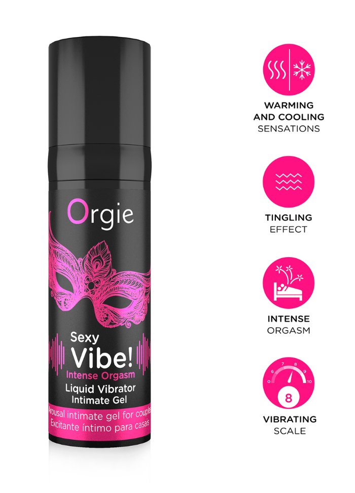 Gel d'excitation ORGIE Sexy Vibe! stimulant mixte pour couple ou personne seule