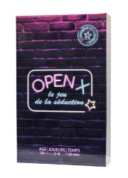 Jeu érotique OPEN X le jeu de société coquin qui attise la curiosité et démarre la soirée coquine