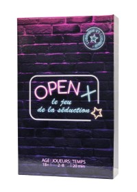 Jeu érotique OPEN X le jeu de société coquin qui attise la curiosité et démarre la soirée coquine