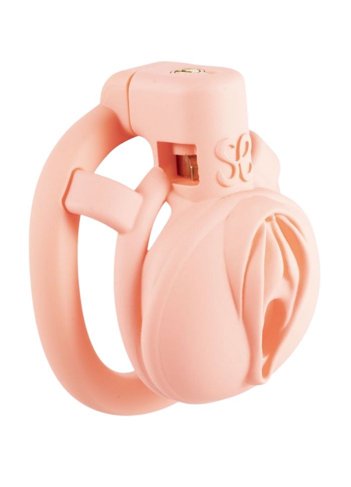 Cage de chasteté de petite taille conçu pour écraser le pénis Sophie Libertine Vannes