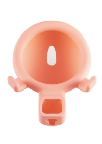 Mini cage de chasteté en forme de vulve conçu pour écraser le pénis de l'homme