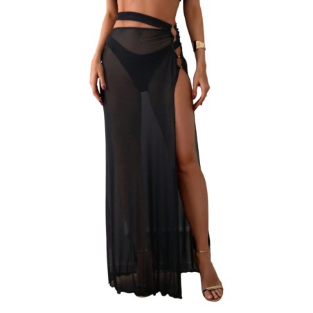 Jupe paréo en tulle transparent en vente à la boutique Sophie Libertine Vannes