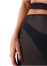 Jupe sexy pour femme en tulle transparent Sophie Libertine Vannes