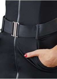 Détail de la robe sexy de policière - Uniforme coquin en vente chez Sophie Libertine Vannes
