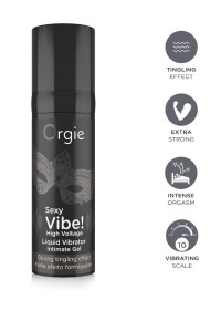 ORGIE High Voltage – le gel qui vibre en externe vendu chez Sophie Libertine Vannes