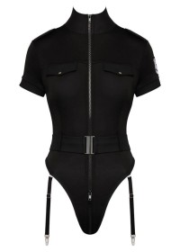Tenue sexy - body de Police Cottelli inspiration BDSM chic Sophie Libertine Vannes