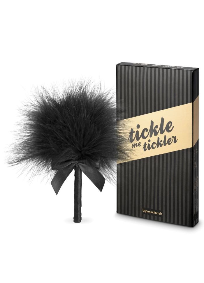 Mini plumeau noir chic et élégant pour une excitation des sens - Sophie Libertine Vannes