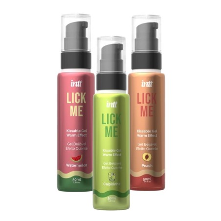 INTT Lick Me gel aromatisé chauffant et comestible pour jouet et faire du sexe oral - Sophie Libertine Vannes