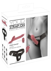 Packaging Harnais avec gode va-et-vient pour une stimulation profonde