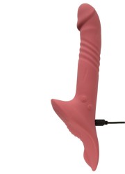 Vibromasseur rechargeable avec double moteur vibrations & poussée automatique – Sophie Libertine Vannes