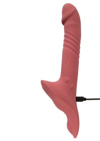 Vibromasseur rechargeable avec double moteur vibrations & poussée automatique – Sophie Libertine Vannes