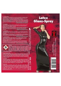 LateX spray brillance pour vêtements en Latex noir brillant