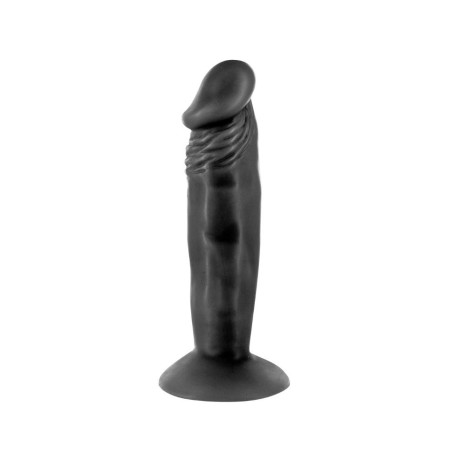 Plug en forme de gode ventouse noir Real Body - Sophie Libertine Vannes