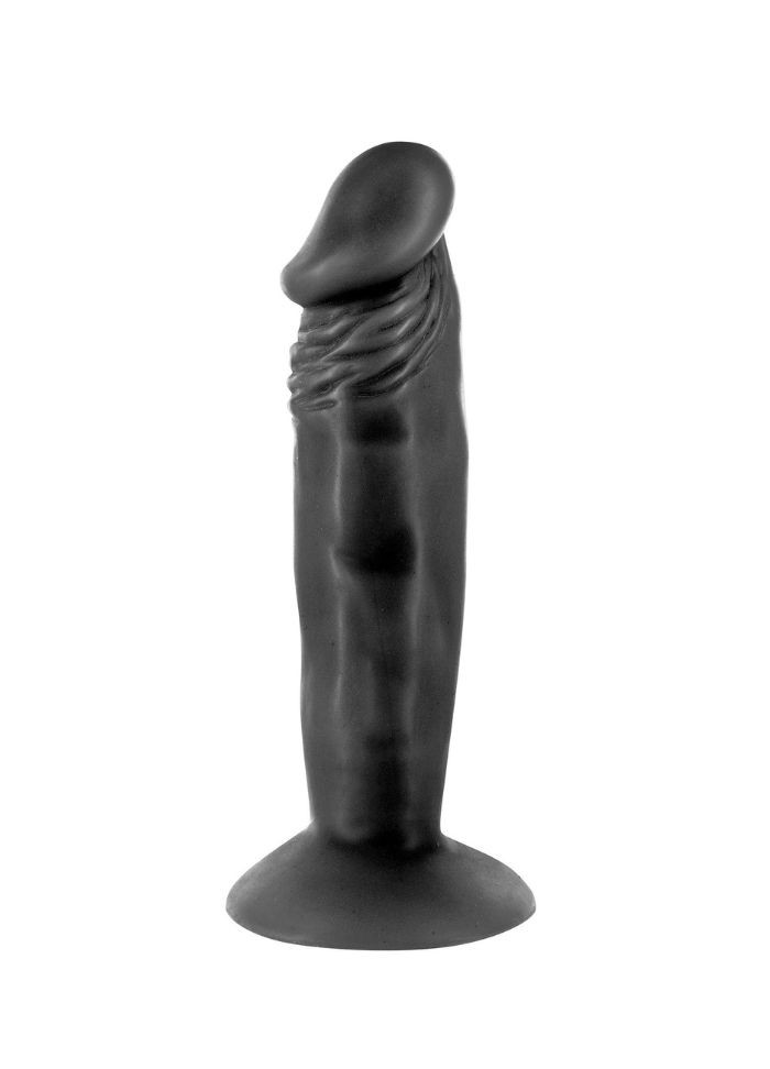 Plug en forme de gode ventouse noir Real Body - Sophie Libertine Vannes