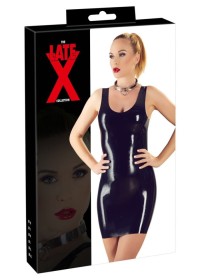 Emballage discret de la robe débardeur latex noir – Sophie Libertine Vannes