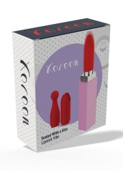 Xocoon vibromasseur pour femme - stimulateur clitoridien avec embouts à sensations