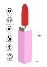 Sextoy puissant et discret pour femme en forme de rouge à lèvres