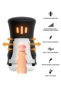 Rotations et secousses ultra-rapides pour un massage unique du pénis - Sophie Libertine Vannes